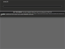 Tablet Screenshot of end.it